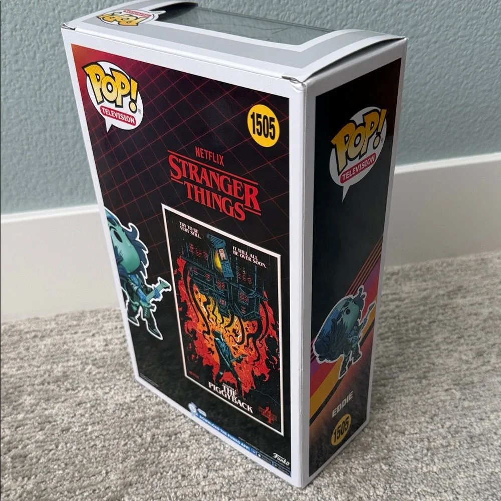 Funko Pop Eddie Figure with Red and Black Design - Picture 2 of 5